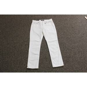 Banana Republic White Straight Leg Jeans